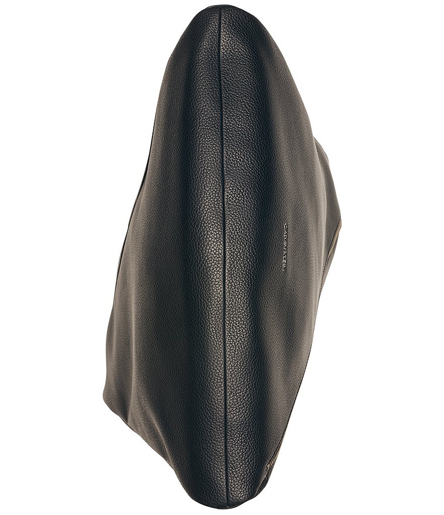 Calvin Klein Ivy Linen Python Hobo Bag