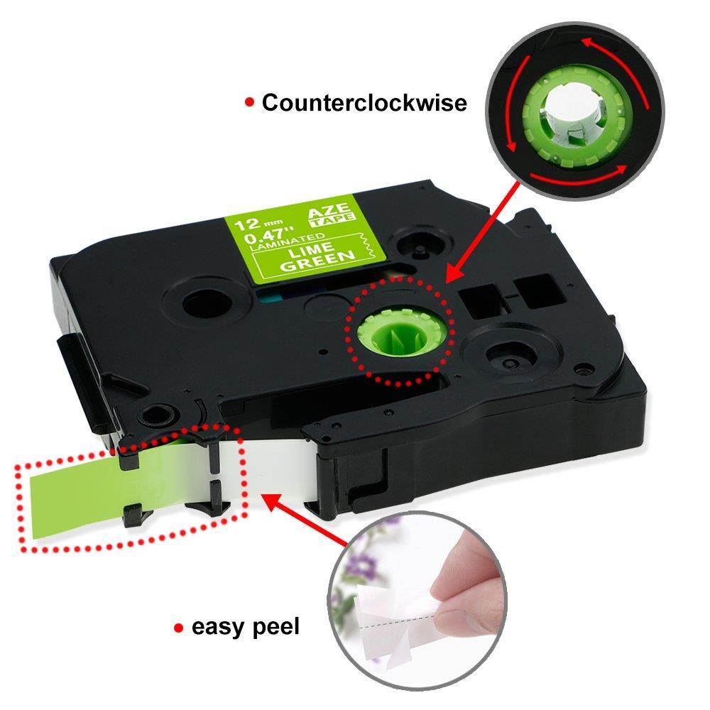 3 Pack Compatible Brother P-Touch Label Tape TZ TZE TZe-MQG35 TZe-MQP35 TZe-MQ835 12mm 0.47 inch (White on Pink/Gold/Lime Green), P Touch Cube Brother Label Maker Tape 12mm x 8m(26.2 Feet)