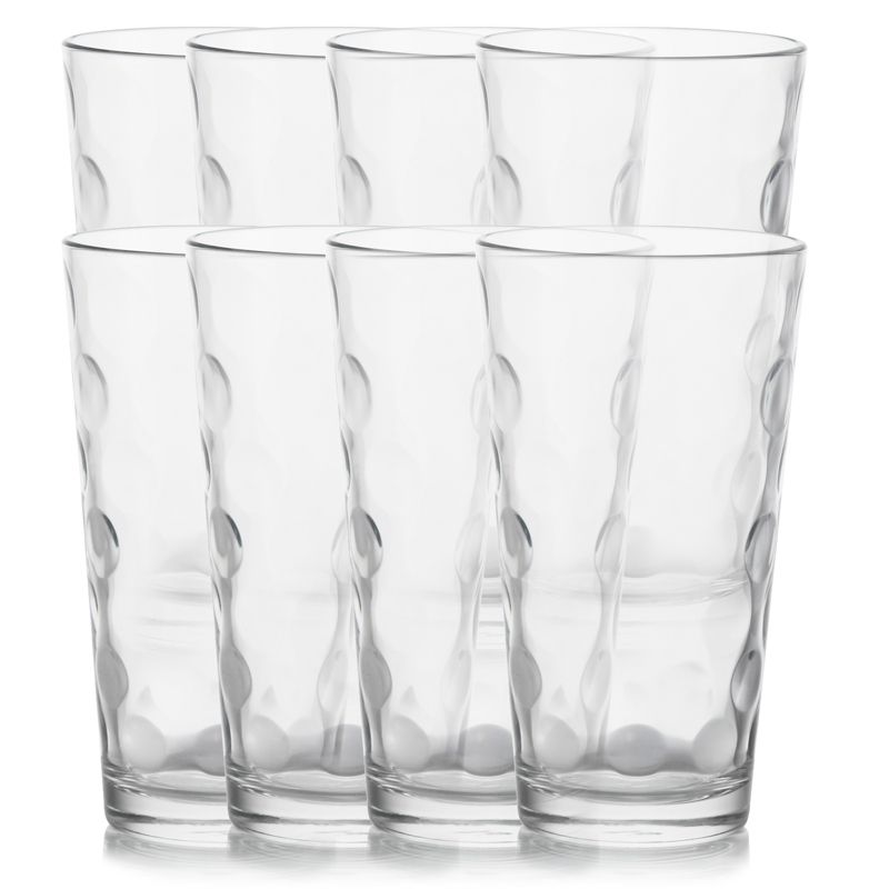 Pasabahce Space 8-Piece 16.75 oz Cooler Glass Set