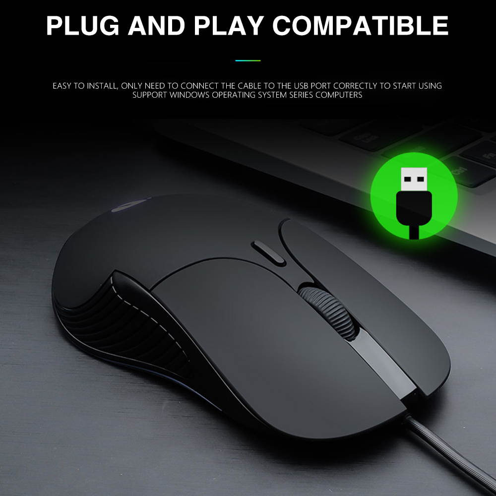 Wired Gaming Mouse 6 Buttons 4000 DPI LED Optical USB Computer Mouse Gamer Mice Gaming Mice For PC laptop