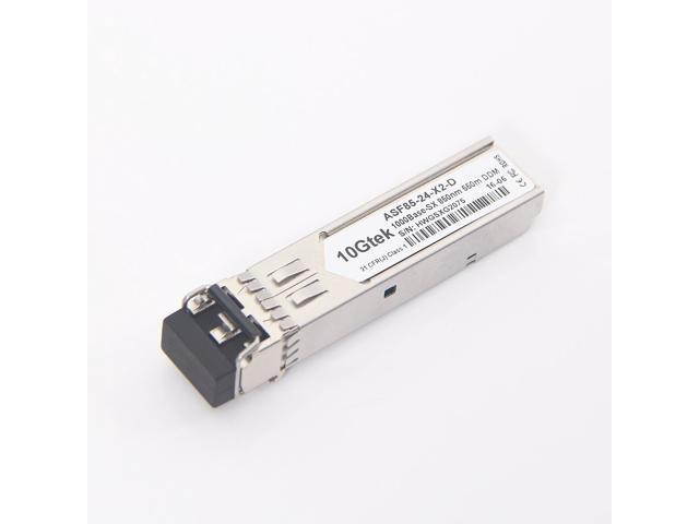 Gigabit Ethernet Media Converter, Multimode Dual LC Fiber, 1.25Gb/s SFP Module to 10/100/1000Base-Tx Fiber Media Converter with a SFP 1000Base-SX Module(850nm, 550m)