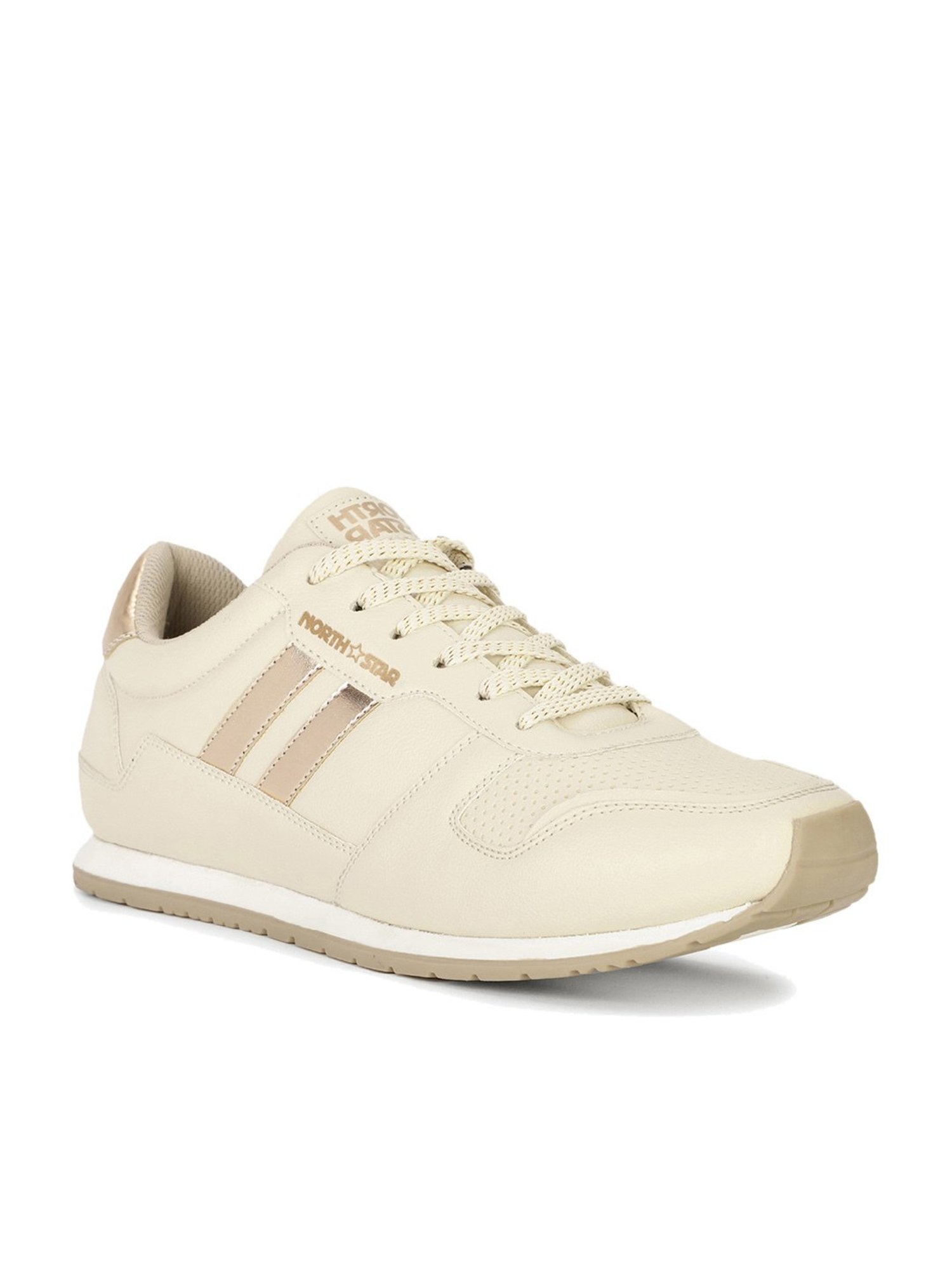 North Star by Bata Women's Beige Sneakers