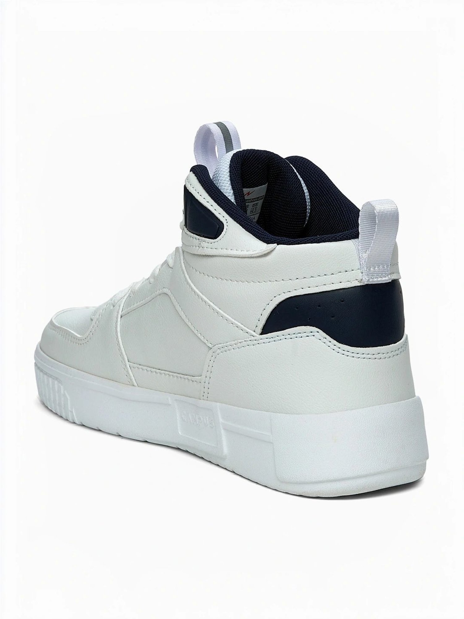 Campus Men's OG-22 Snow White Ankle High Sneakers