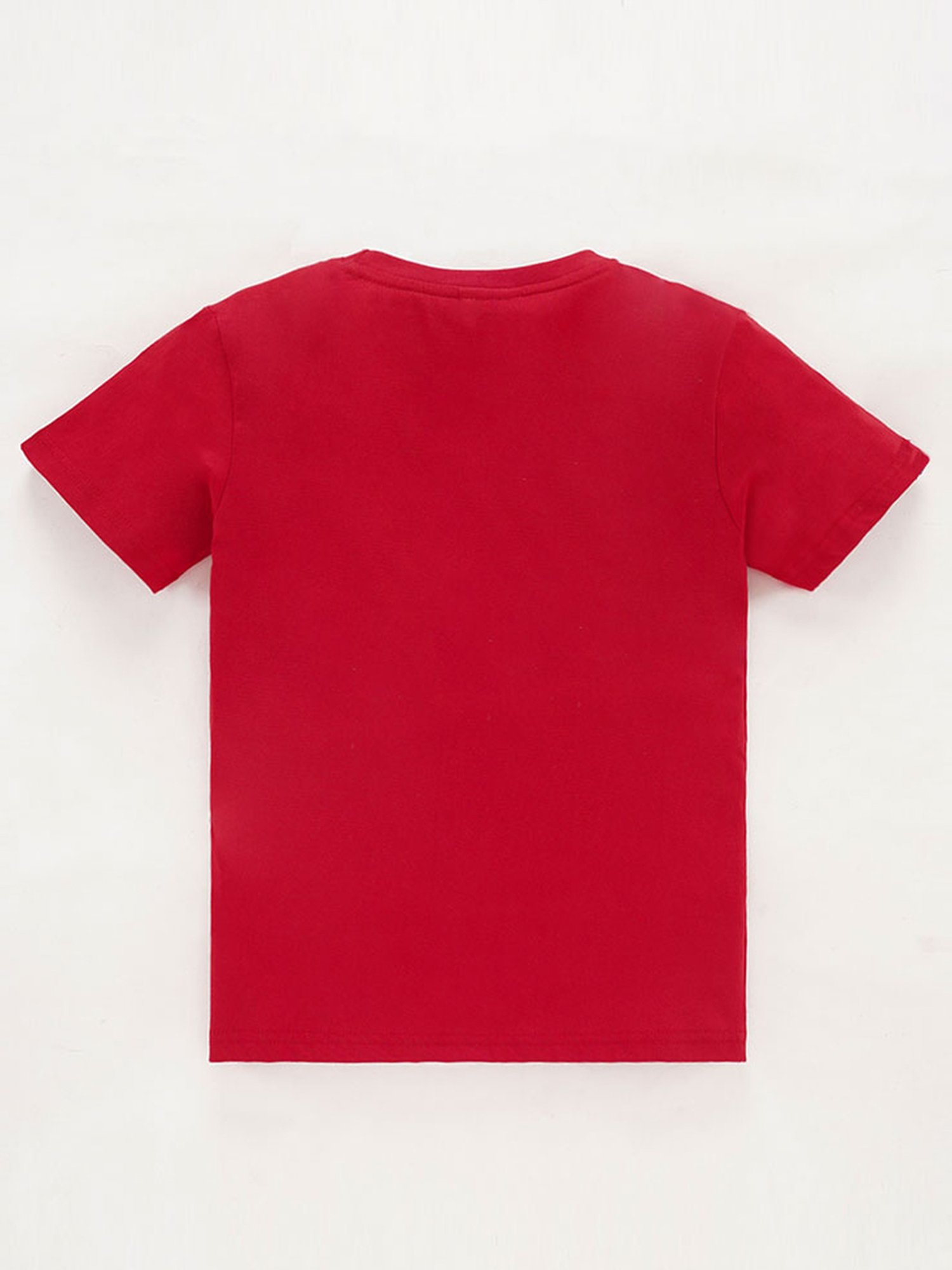 Edheads Kids Red Cotton Printed T-Shirt