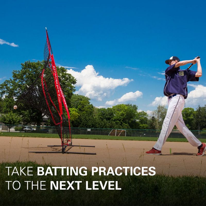 Rukket Sports Sock It 6 Piece Baseball Softball Pitching Target Hitting Net with 3 PurePower Balls, Sock Style Net, Adjustable Target, & Carrying Bag