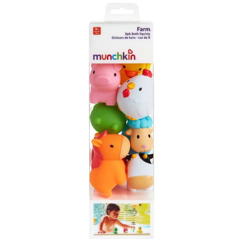 Munchkin Farm Squirts Bath Toy 8pk