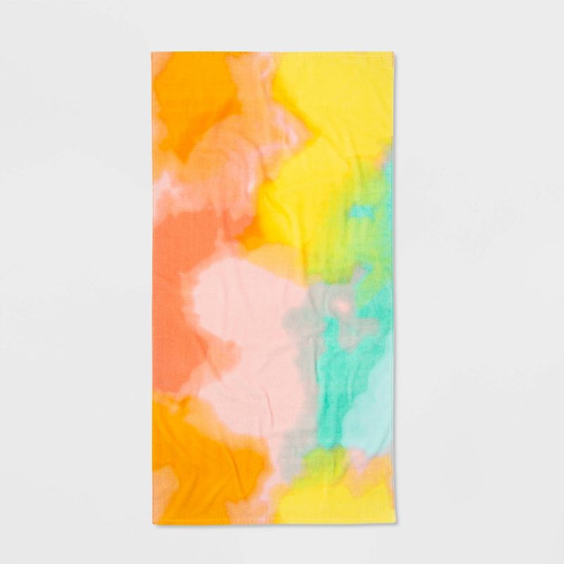 Tie Dye Printed Beach Towel - Sun Squad™