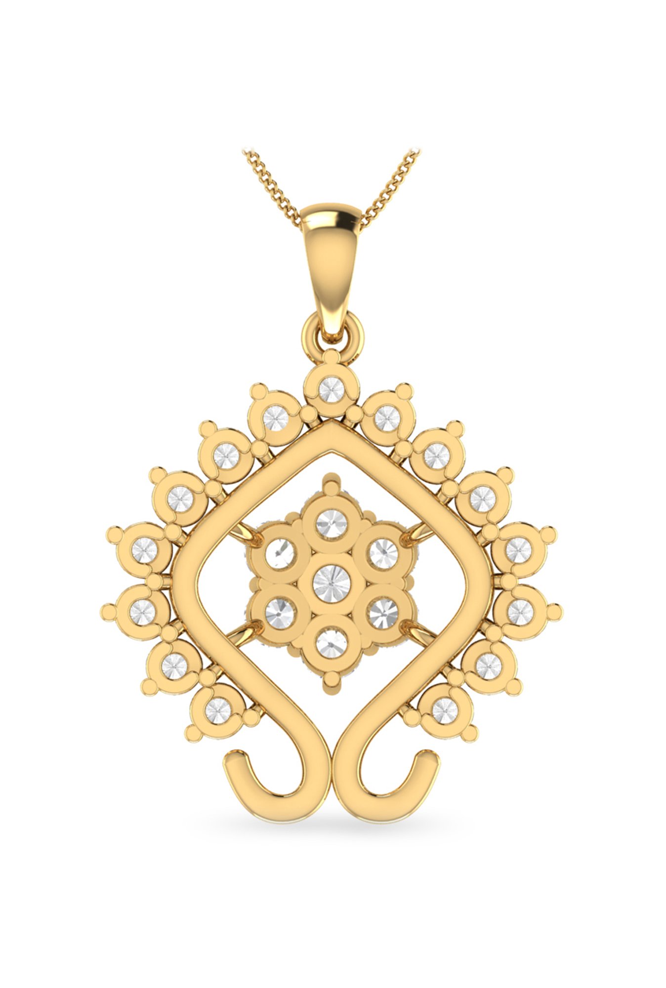 PC Jeweller Ewen 22 kt Gold Pendant without Chain