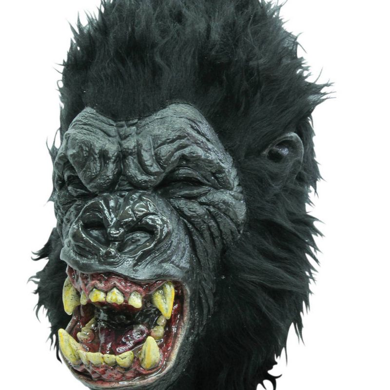 Rage Ape Latex Mask Black