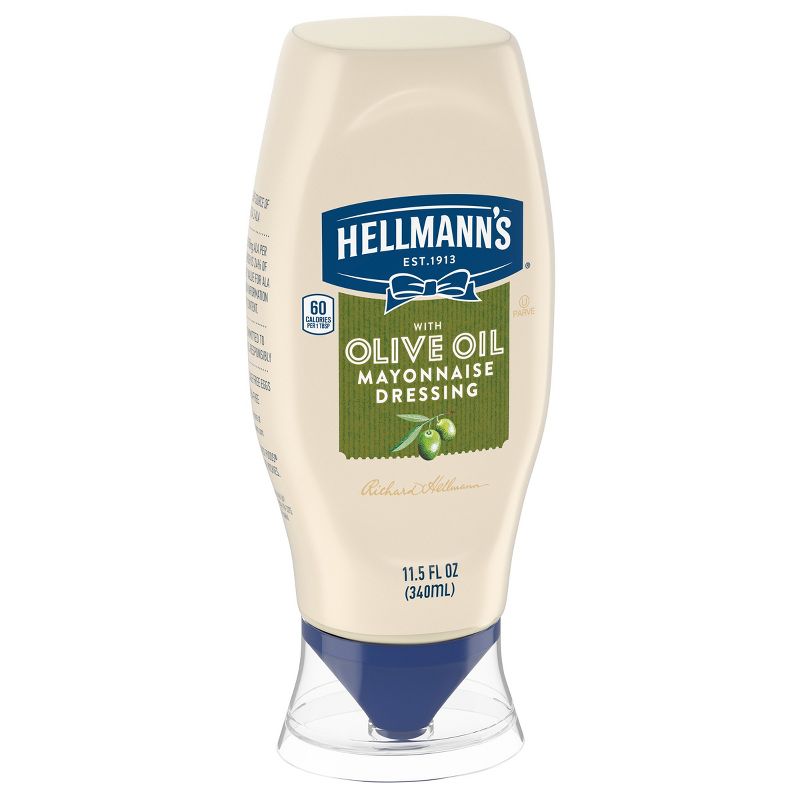 Hellmann's Mayonnaise Dressing with Olive Oil Squeeze - 11.5oz