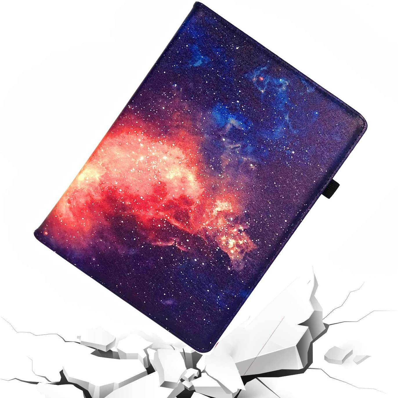 360 Degree Smart Rotating Leather Hybrid Case for iPad 10.2 inch (8th & 7th Gen) - Galaxy