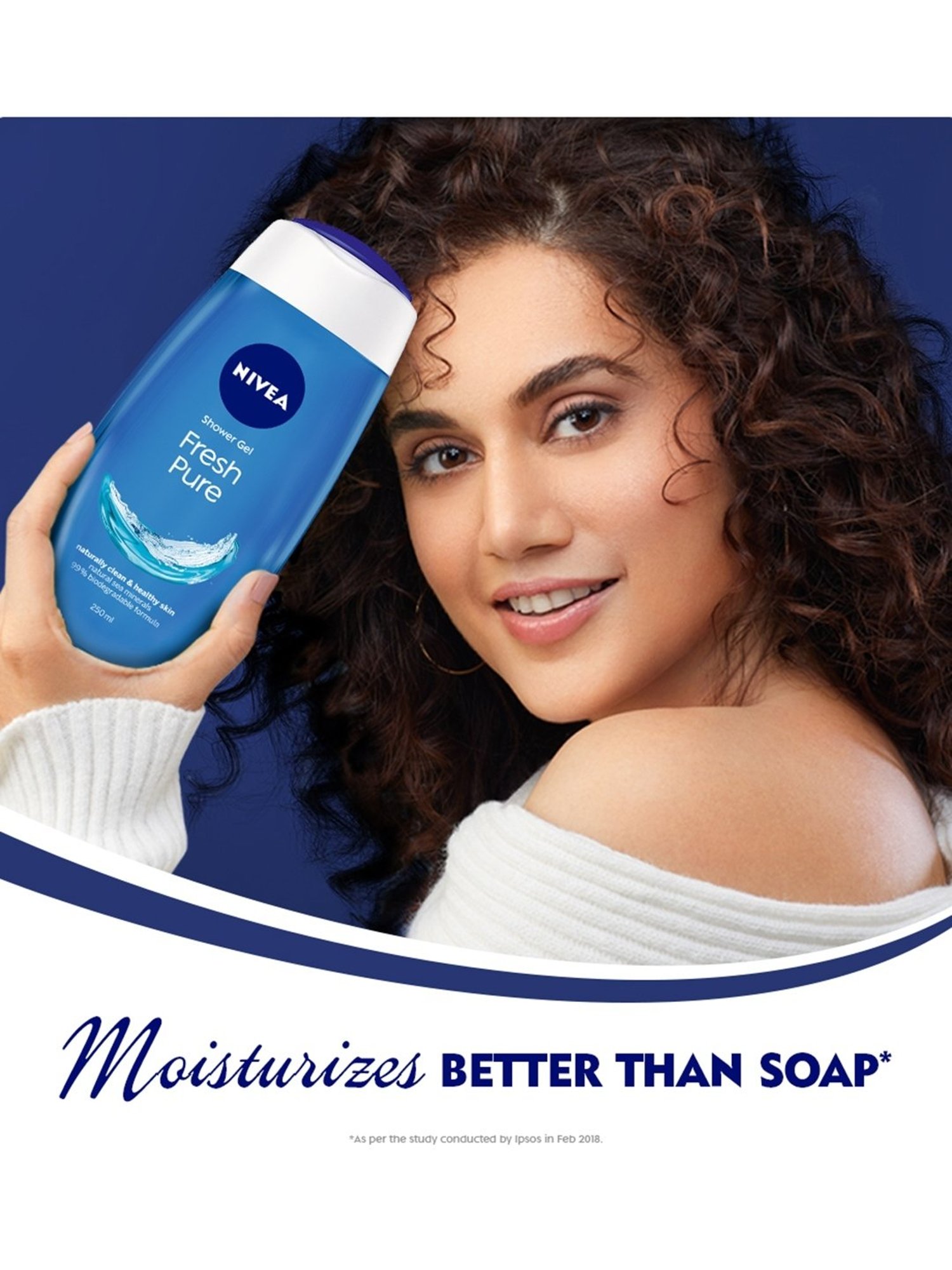 Nivea Fresh Pure Shower Gel & Body Wash - 250 ml