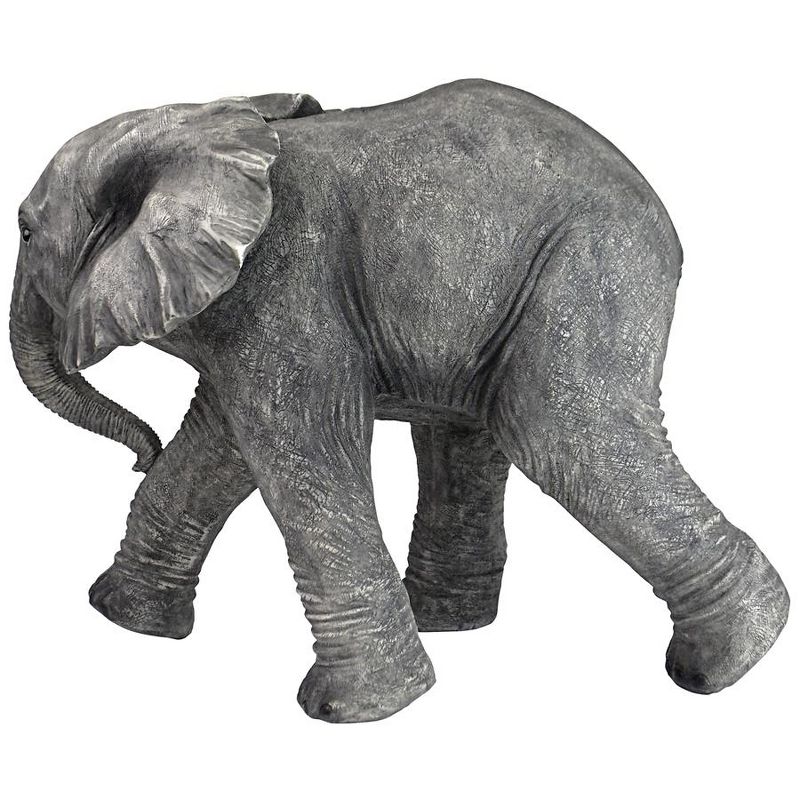 Design Toscano Eloise The Baby Calf Elephant Statue - Gray