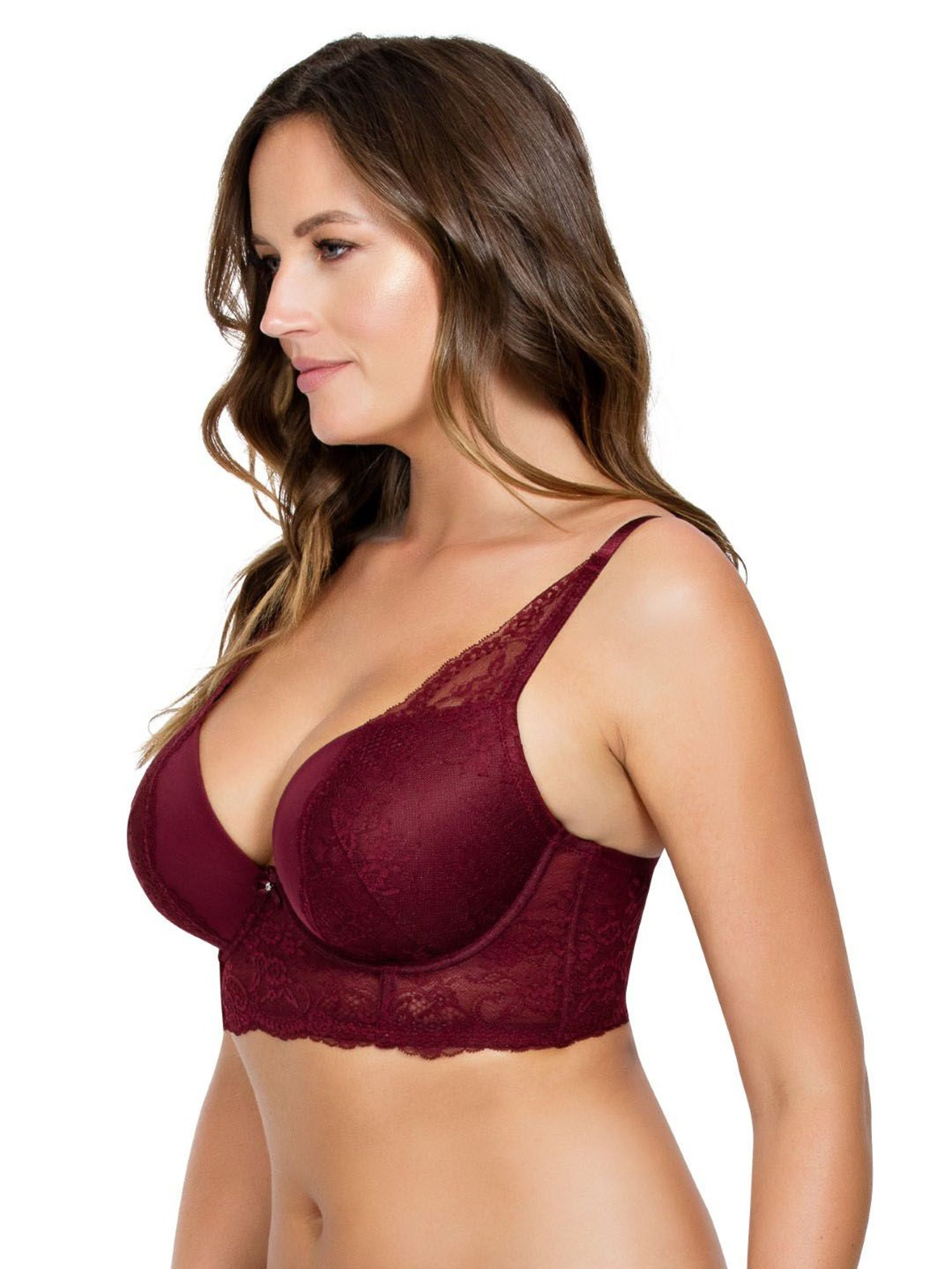 PARFAIT Burgundy Under Wired Padded T-Shirt Bra