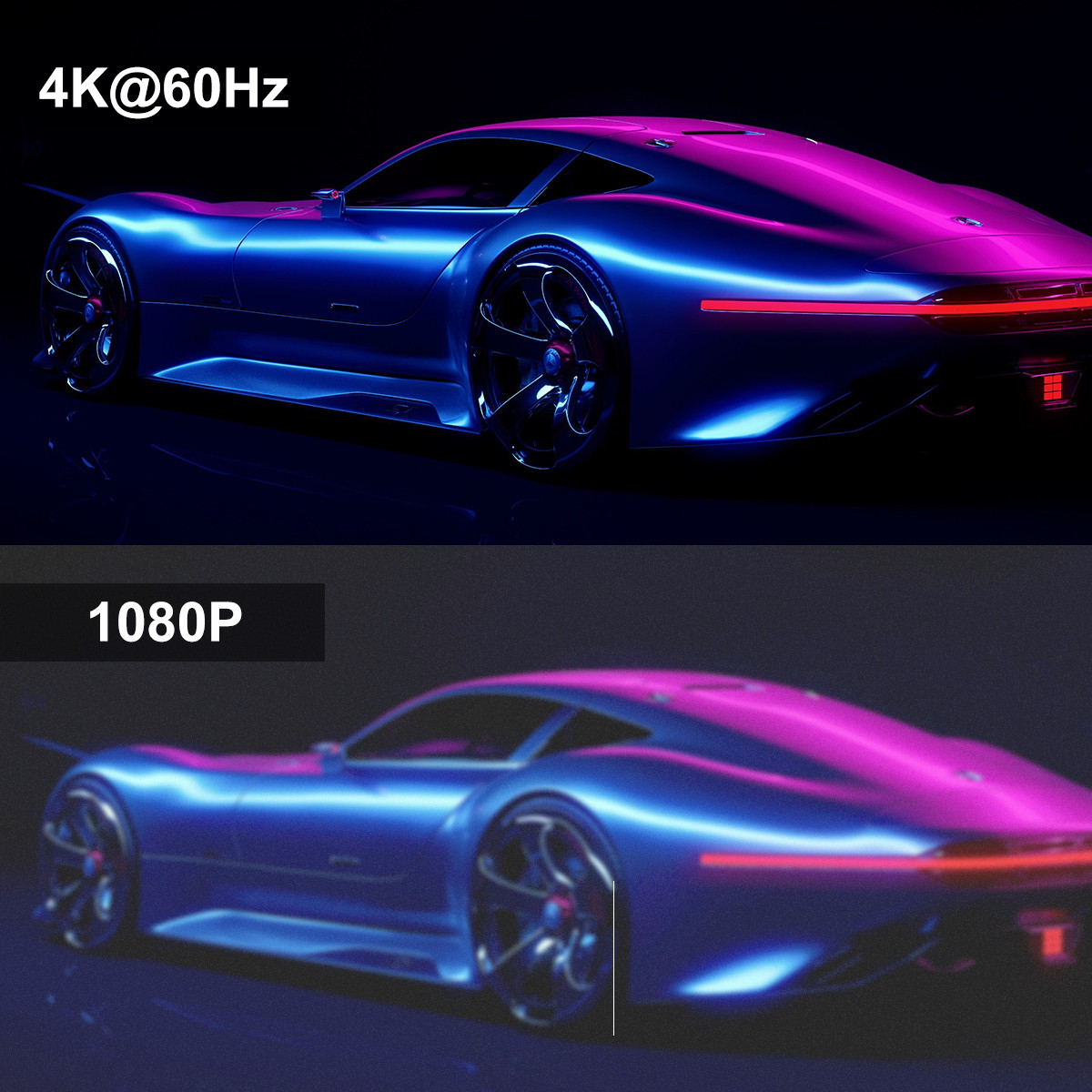 TESmart 4x1 HDMI Switch Ultra HD supports 4K@60Hz 4: 4: 4, 4-port HDMI switch 3DTV pass-through, Support S/PDIF and L/R audio out and IR remote control, For Xbox 360/One, PS4/PS3