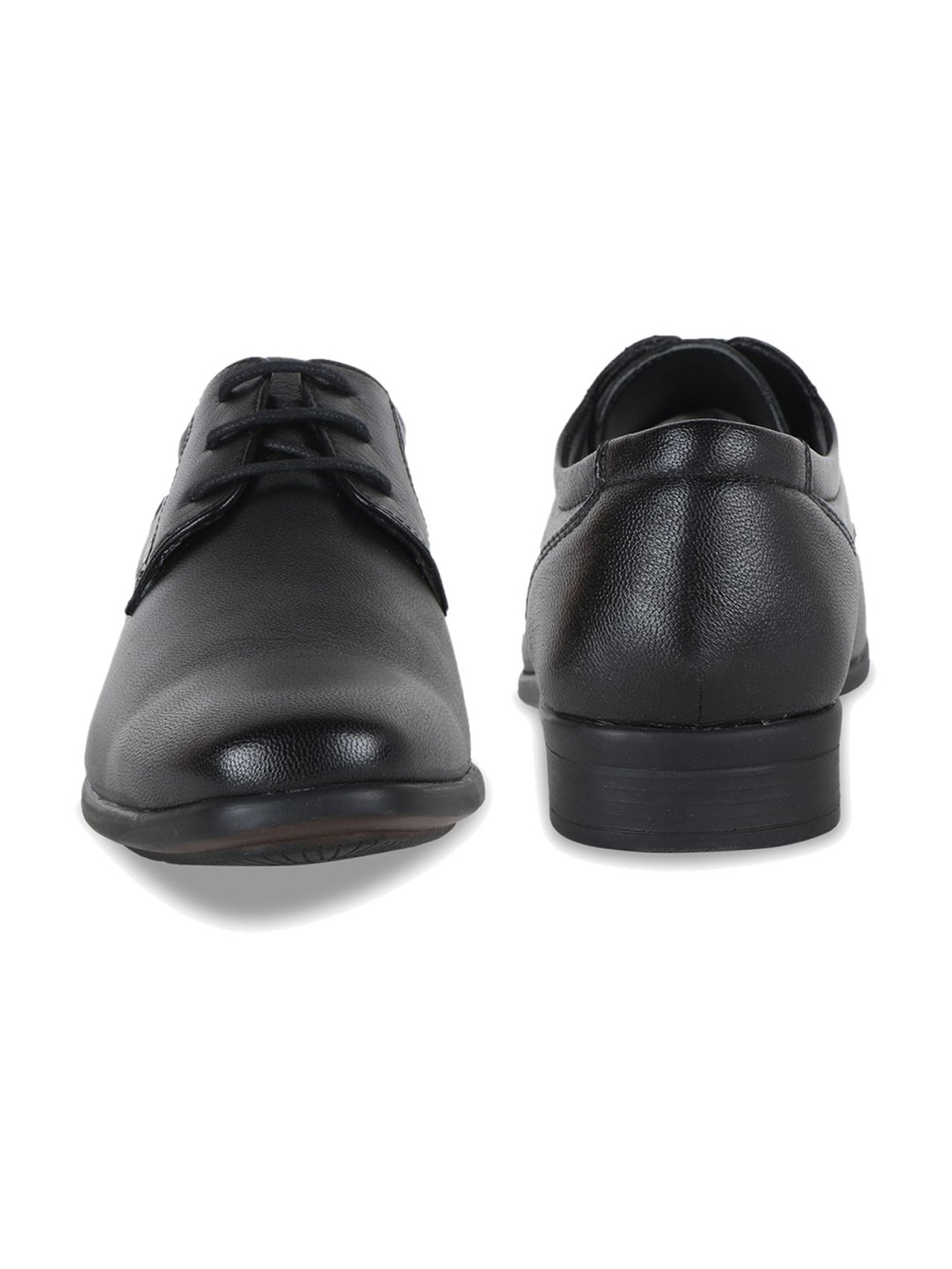 ID Men's Black Derby Shoes