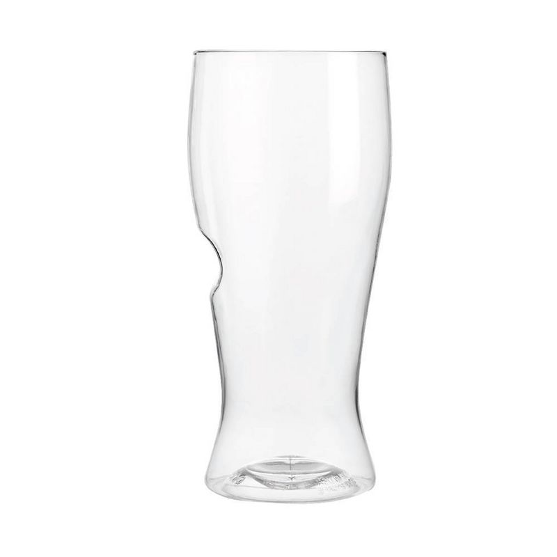 GoVino 16oz 4pk Plastic Pilsner Glasses