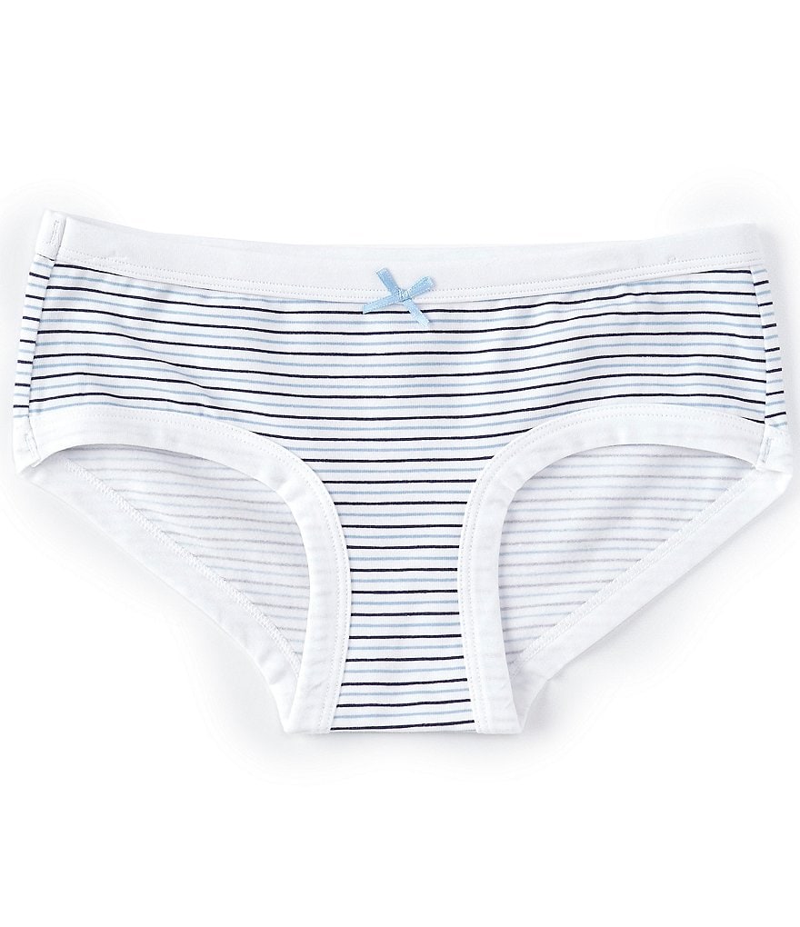Copper Key Big Girls 6-16 Line-Print Hipster Panties