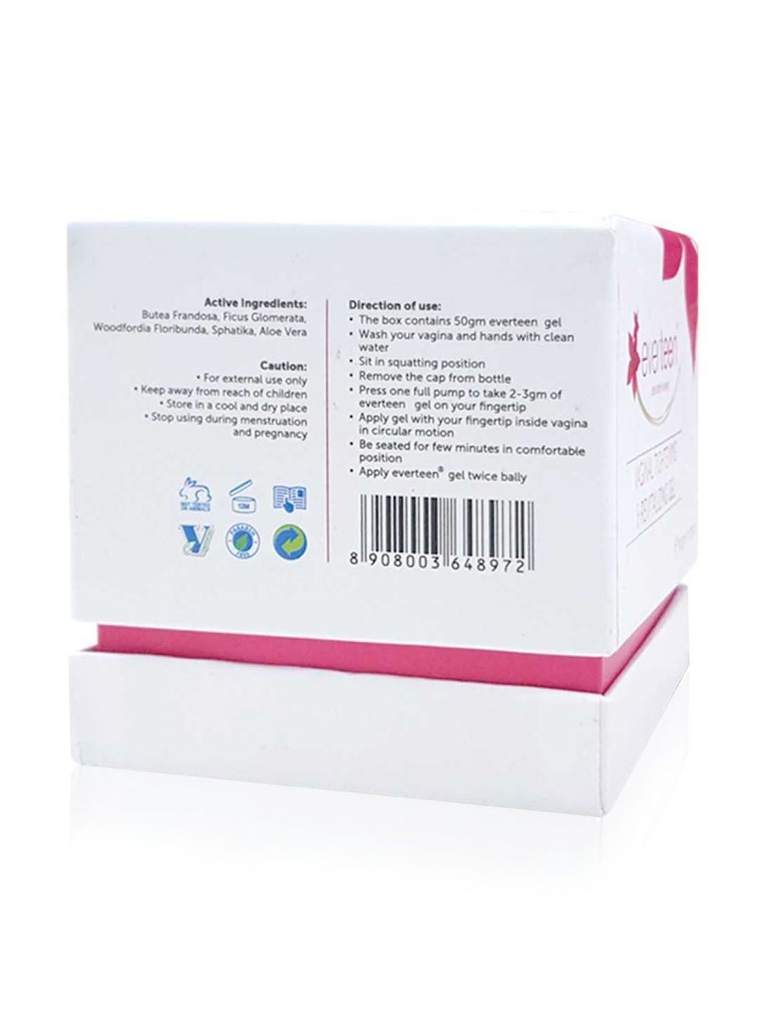 everteen Vaginal Tightening & Revitalizing Gel for Women - 1 Large Pack - 50 gm