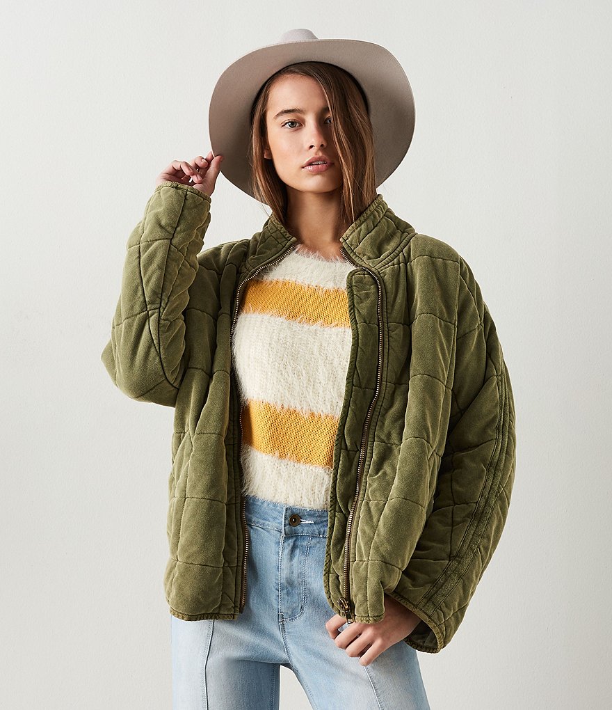 C&V Chelsea & Violet Stripe Eyelash Knit Sweater