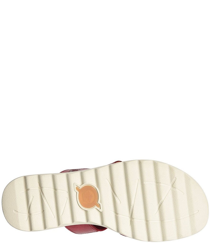 Born Bay Leather Elastic Thong Slide Sandals