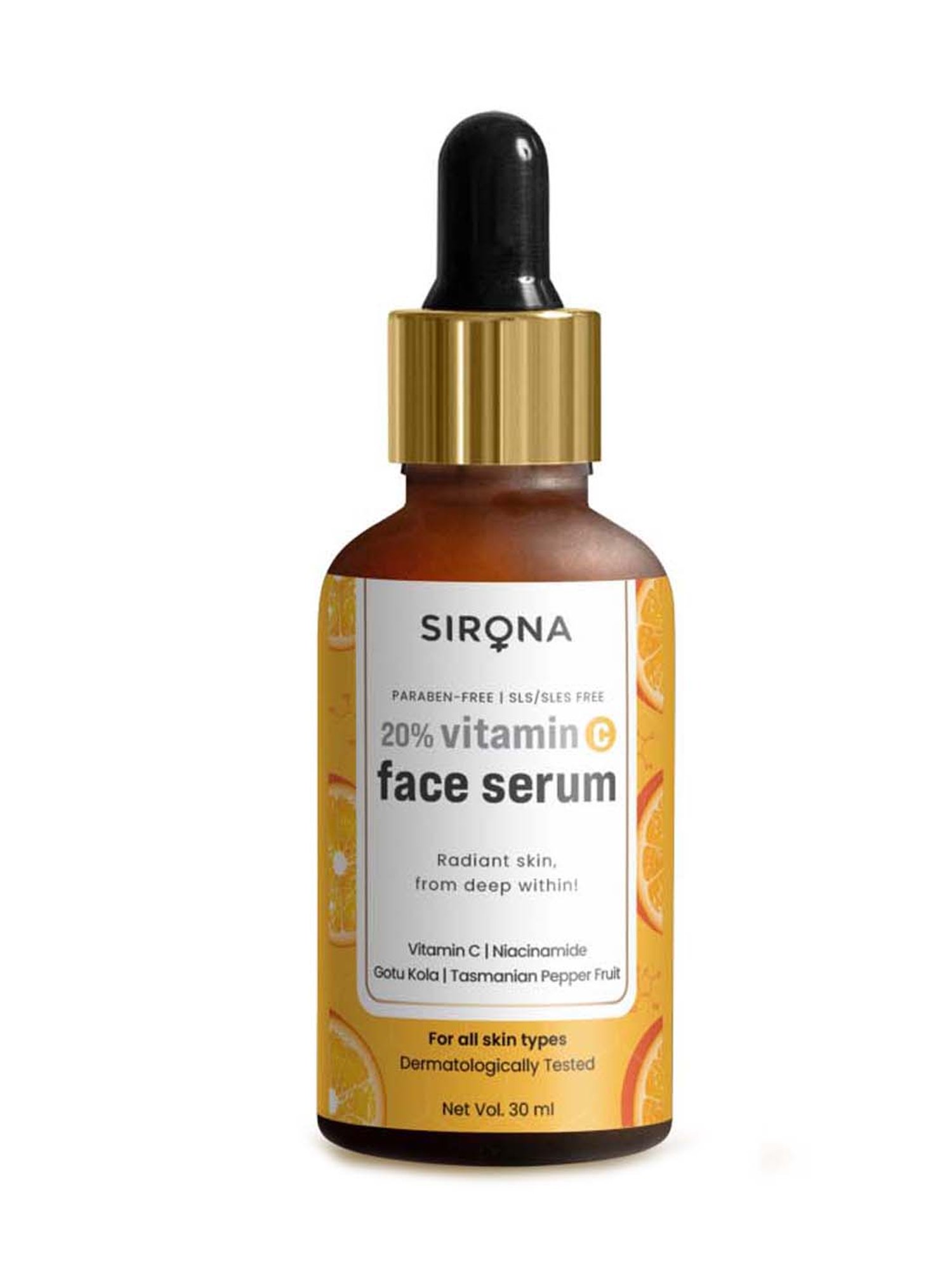 Sirona Vitamin C Face Serum for Skin Damage - 30 ml