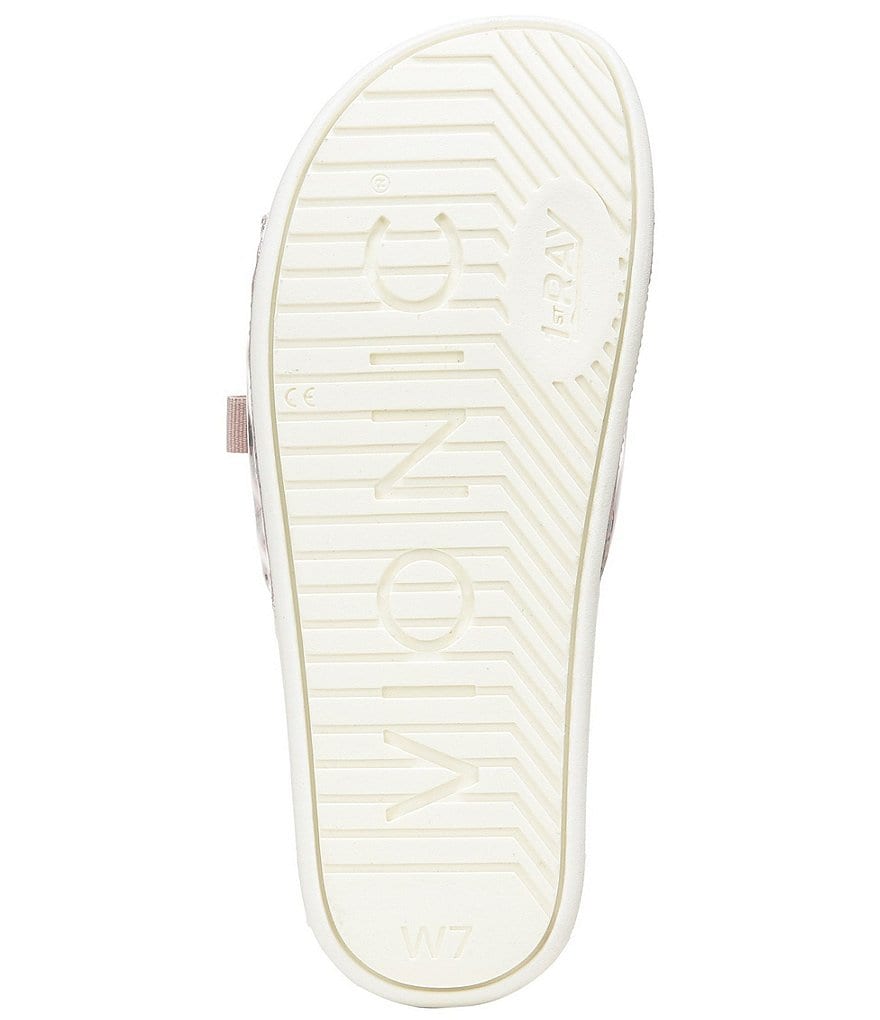 Vionic Keira Floral Print Adjustable Slides