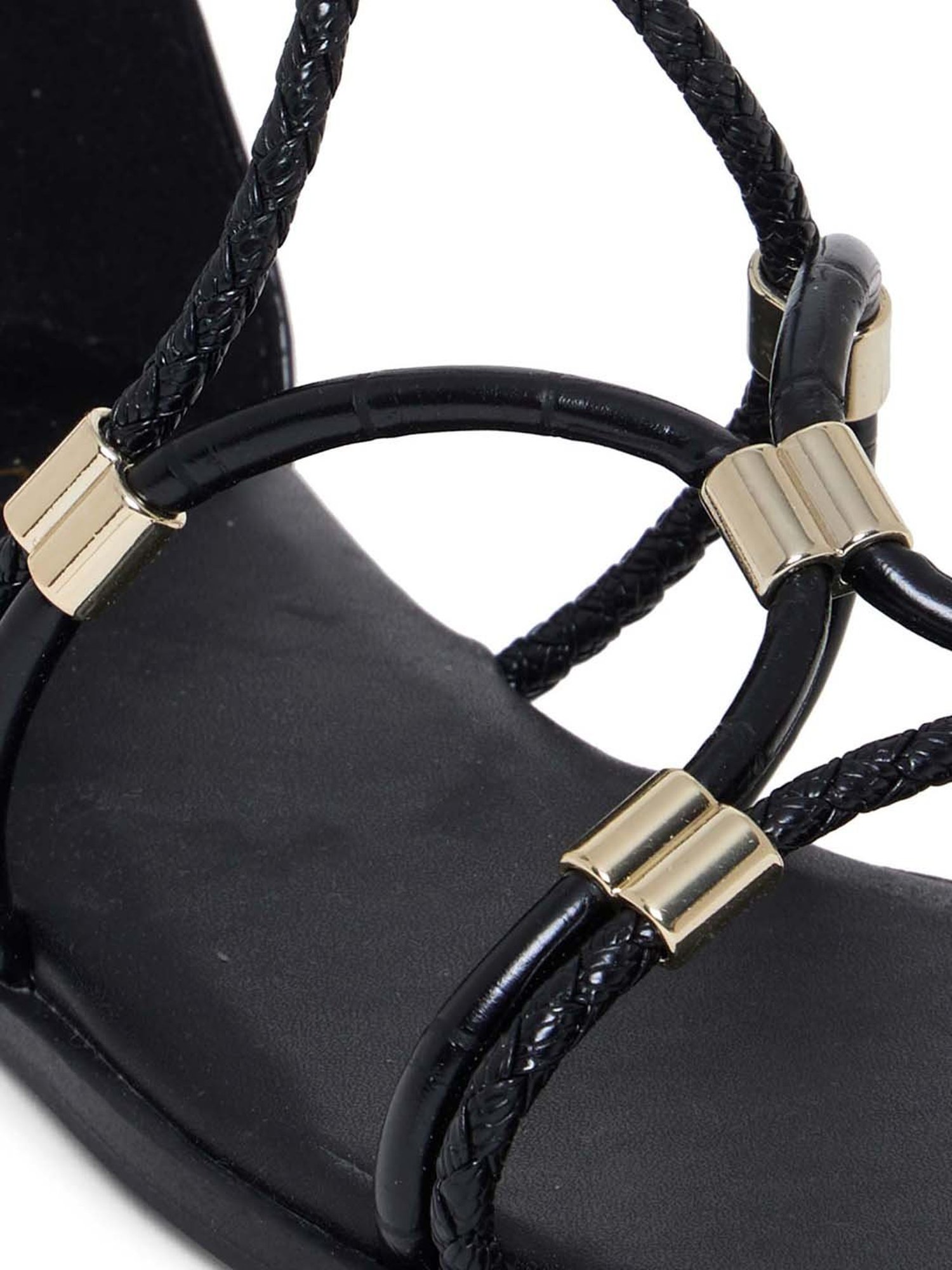 Aldo Women's Black Ankle Strap Sandals