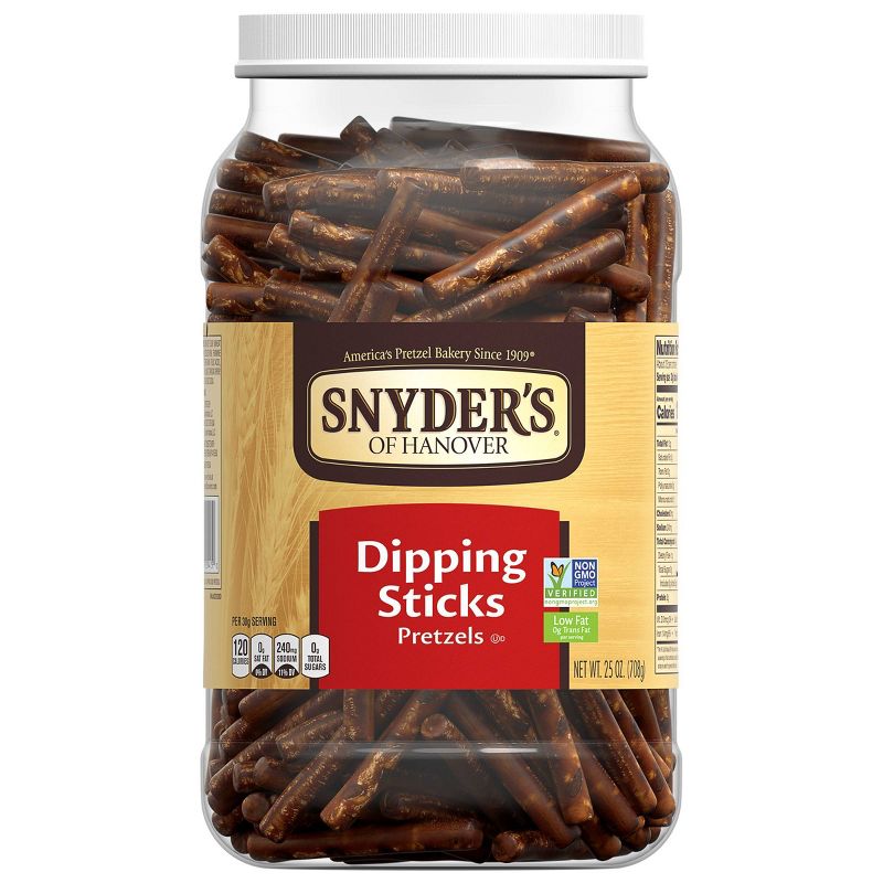 Snyder's Dipping Stick Pretzel Canister - 25oz