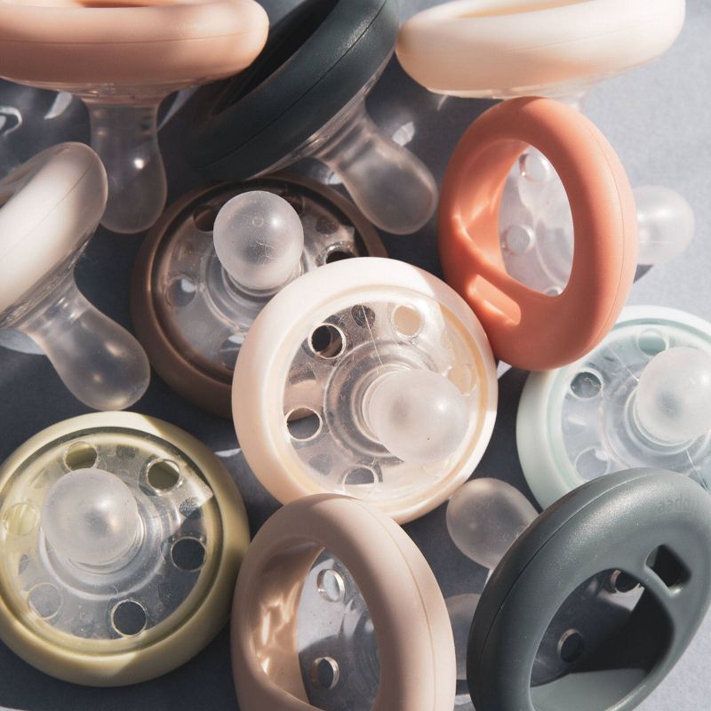 Tommee Tippee 2pk Breast Like Soother 6-10 Months - Cedar/Slate