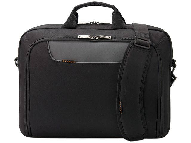 Everki Black 17.3" Advance Laptop Bag / Briefcase Model EKB407NCH17