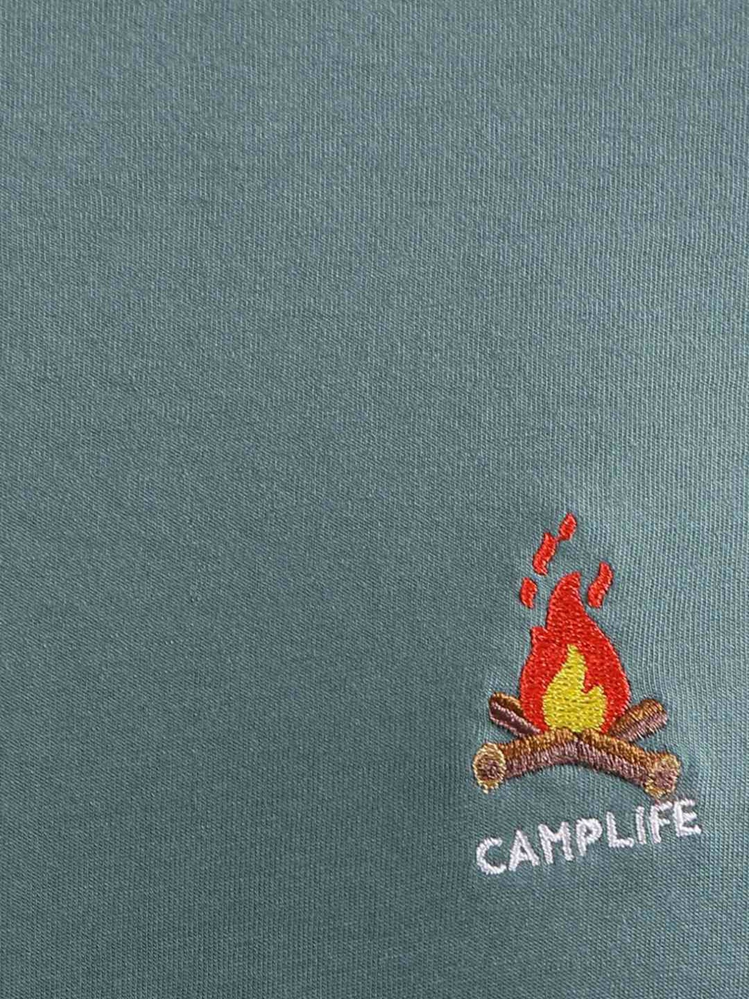 Lindbergh Green Cotton Regular Fit T-Shirt