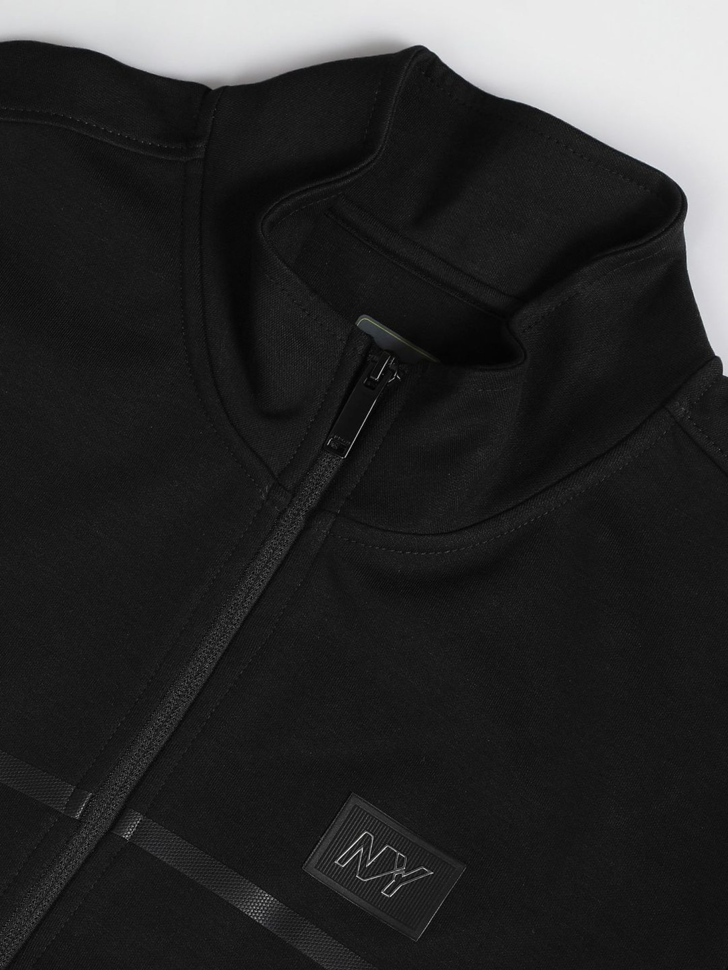 Arrow Newyork Black Cotton Regular Fit Sweatshirt