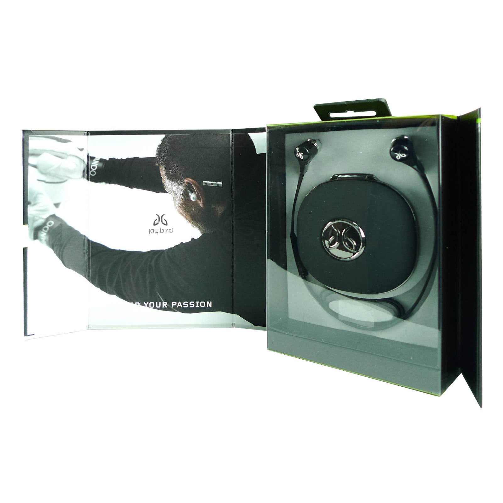 JayBird BlueBuds X Sport Stereo Bluetooth Headset Black