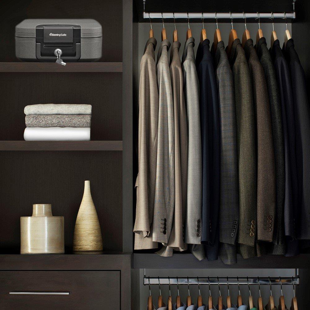 SentrySafe Fire Safe, Waterproof Fire Resistant Chest, 0.28 Cubic Feet, Medium, CHW20205