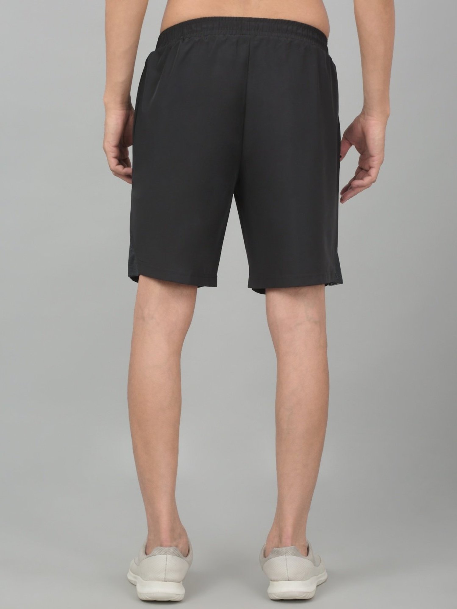 Cantabil Grey Regular Fit Sports Shorts