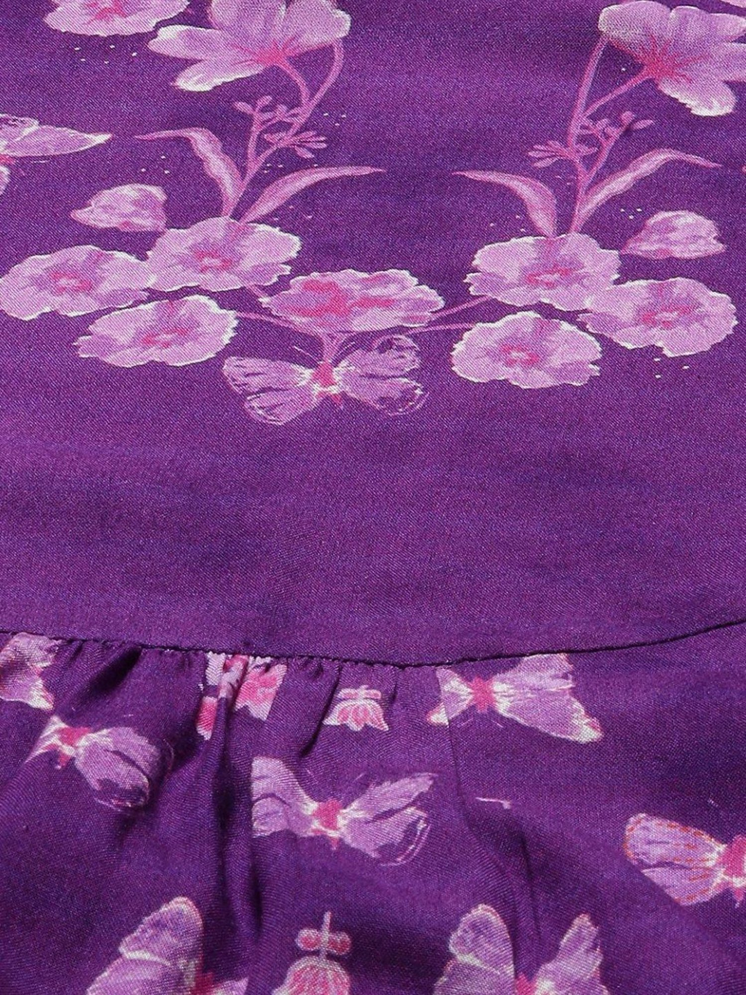 Rangriti Purple Printed Tunic