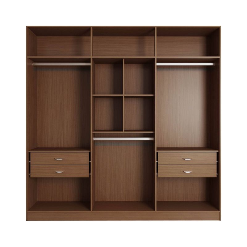 Eldridge Freestanding Wardrobe Maple Cream - Manhattan Comfort
