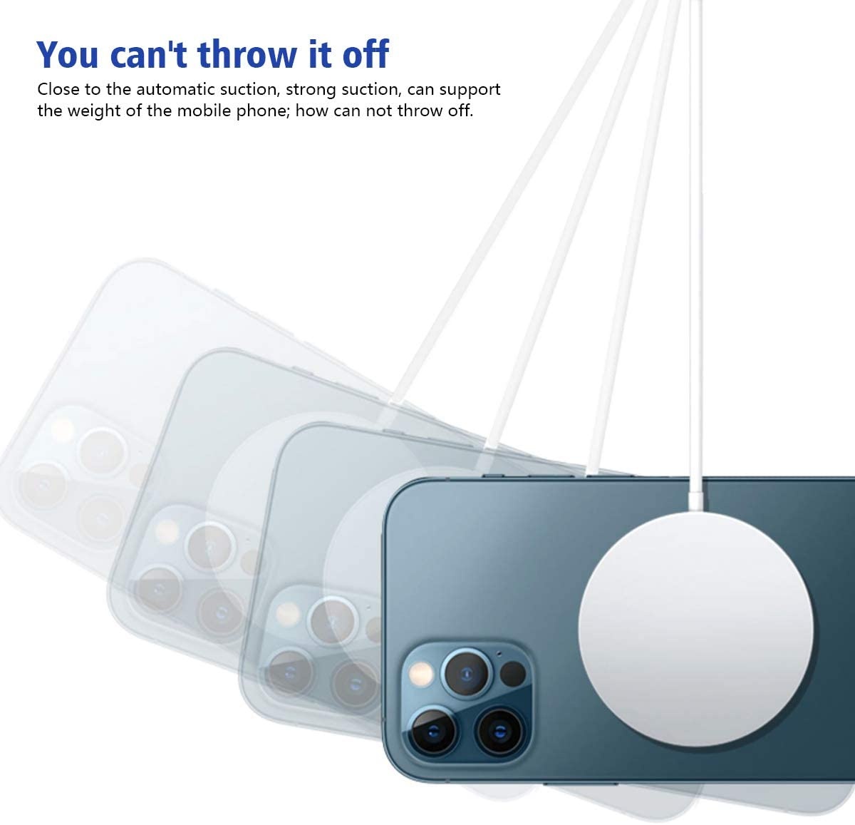 AICase Wireless Charger for iPhone and Galaxy Compatible with MagSafe Magnetic Charger