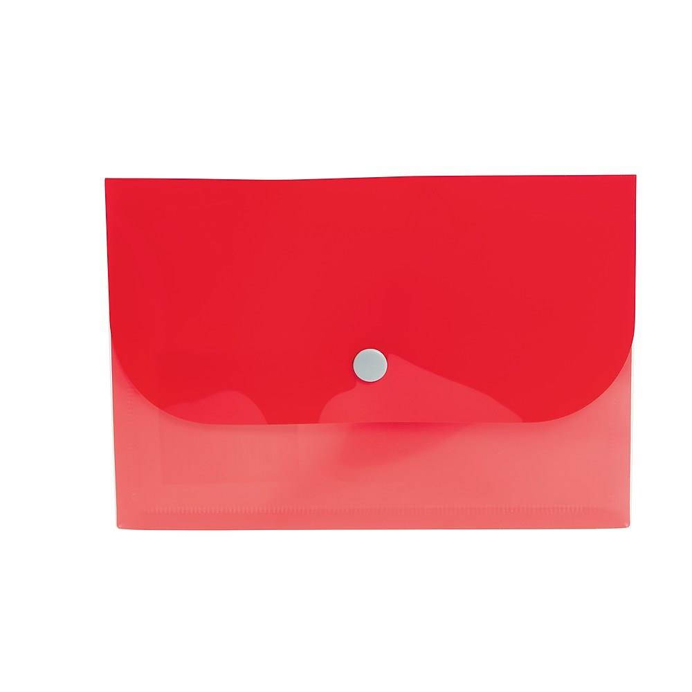 Staples Plastic Envelope with Snap Closure Coupon Size Assorted (51797) 2757006