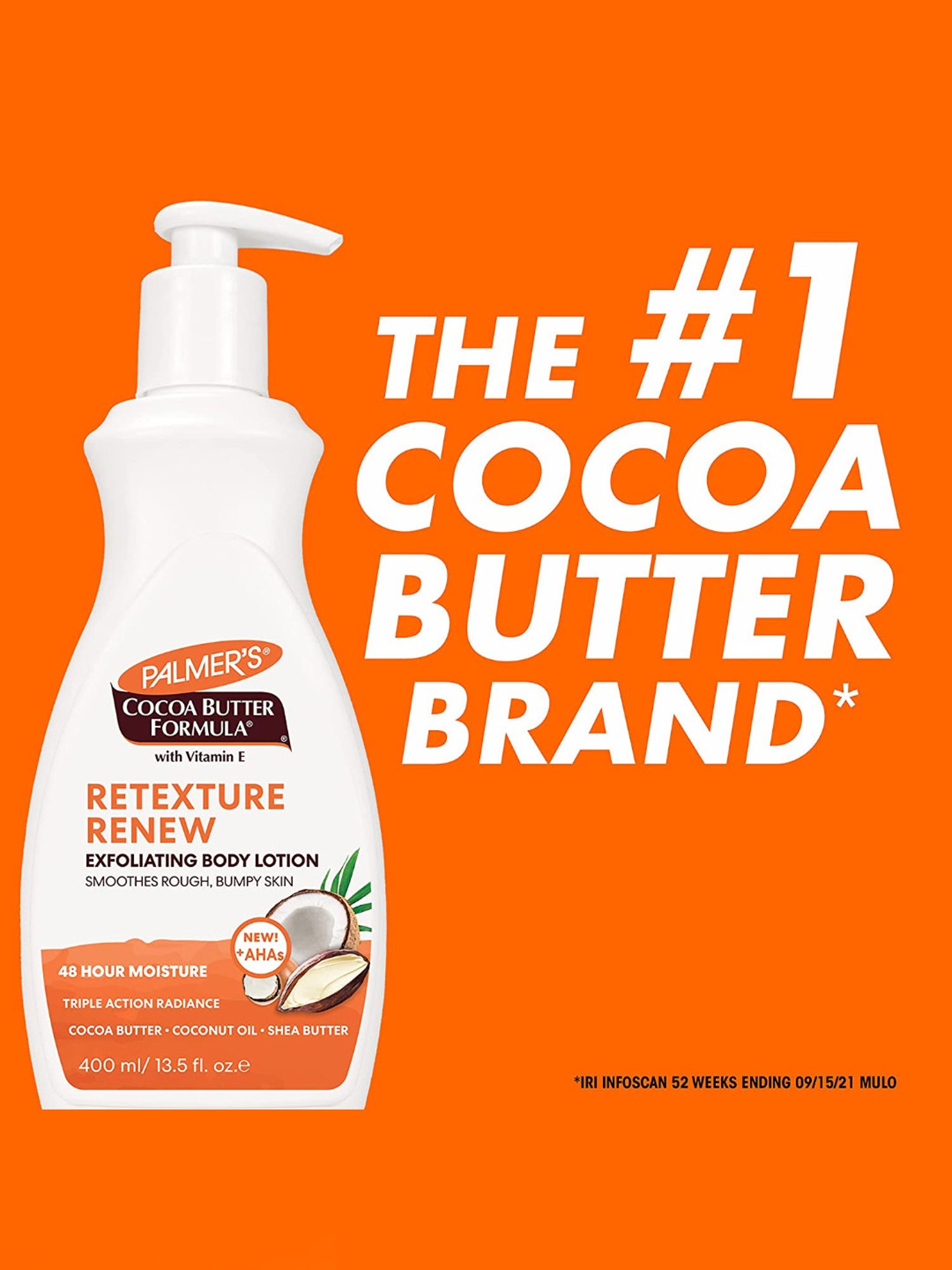Palmer's Cocoa Butter Formula with Vitamin E Retexture Renew Exfoliating Body Lotion - 400 ml