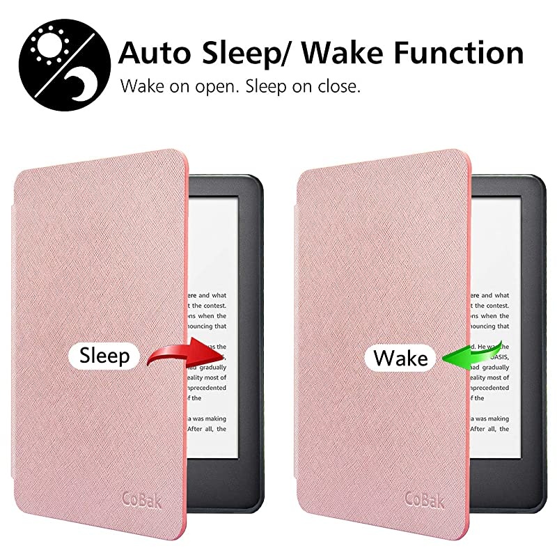 Case for All New Kindle 10th Generation 2019 Released Will Not Fit Kindle Paperwhite or Kindle Oasis Premium PU Leather Smart Cover with Auto Sleep and Wake Rose Gold