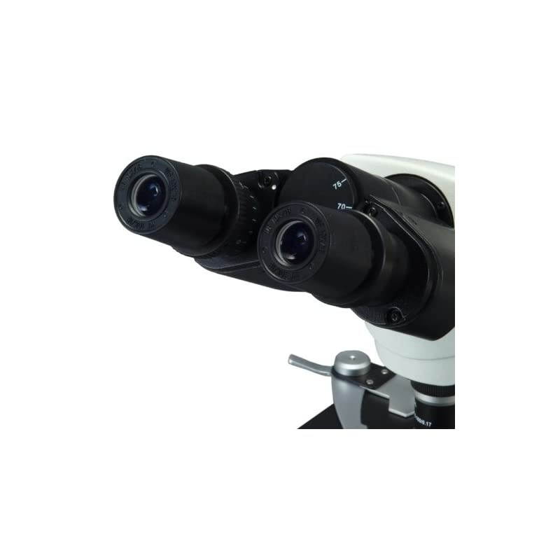 40X-2000X LED Binocular Compound Microscope with 30 Degree Siedentopf Viewing Head and Reversed Nosepiece
