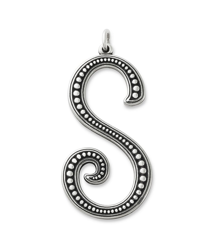 James Avery Beaded Initial Pendant Charm