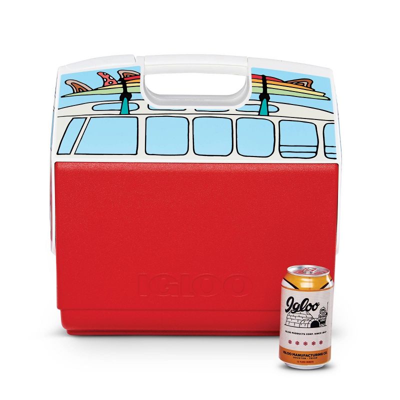 Igloo Playmate Elite Volkswagen VW Bus 16qt Portable Cooler - Red