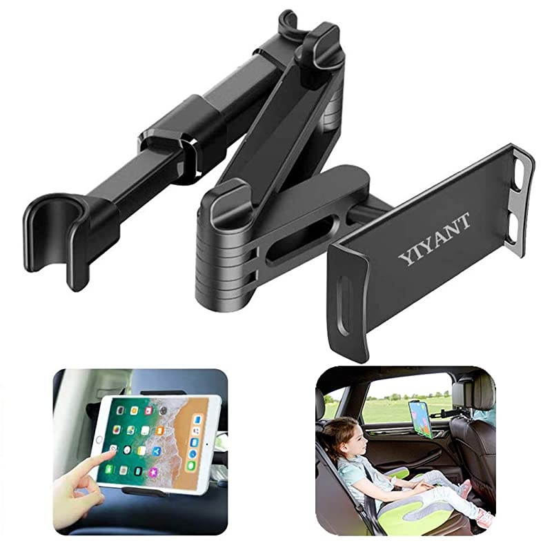 Headrest Mount Stretchable Backseat Seat MountTablet Headrest Holder Universal 360&deg; Rotating Adjustable for All 4106 cellphones Tablet Switch iPad iPad Air iPad MiniSamsung Galaxy ect