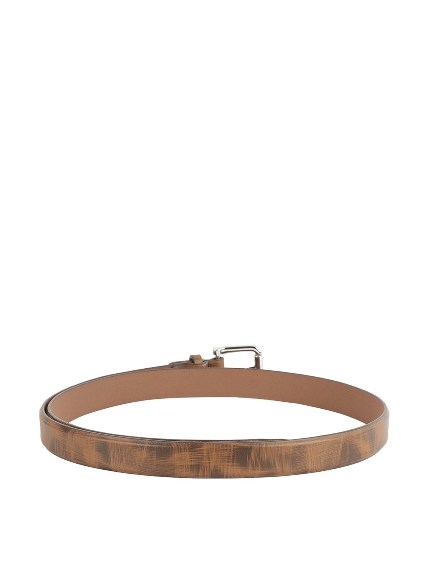 Alvaro Castagnino Brown Narrow Belt for Women