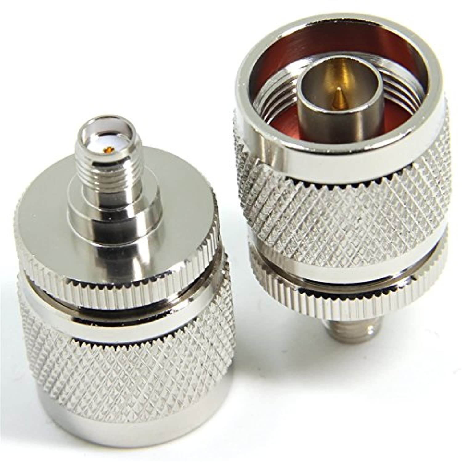 Ancable 2-Pack SMA Female to N-Type Male Antenna Cable Adapter Connector for WiFi Antenna/Extender/Transceiver/Repeater/Analyzer/Signal Booster/Radio/RF Coaxial Coax/Extension Cable