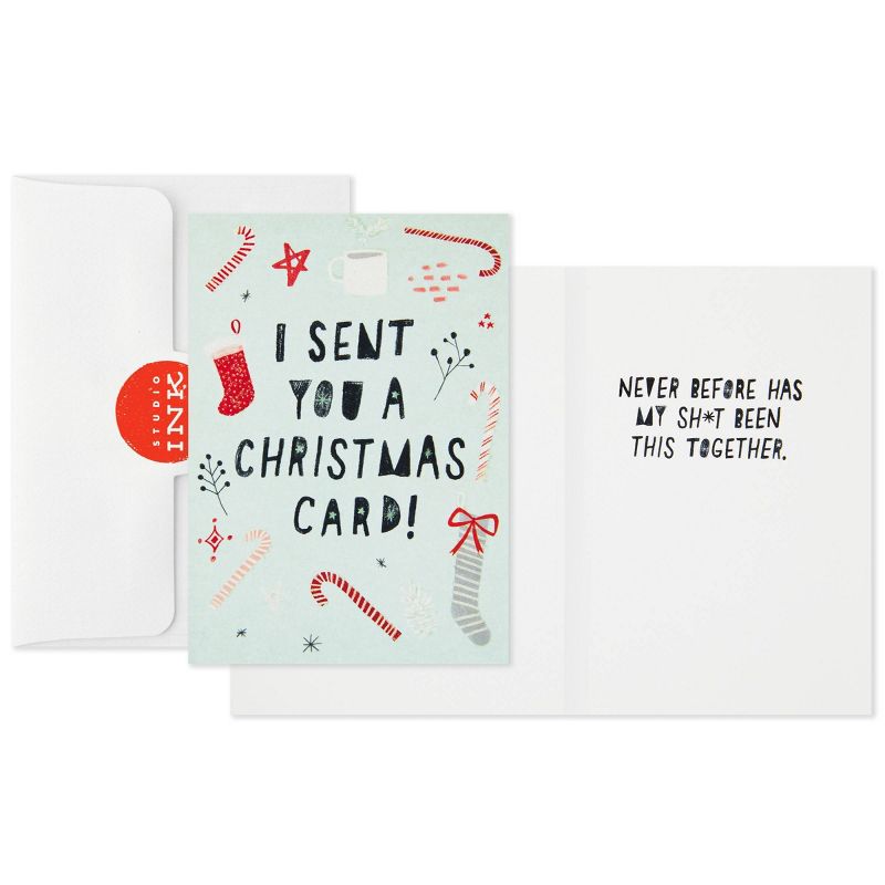 8ct Hallmark Studio Ink I Sent You a Card