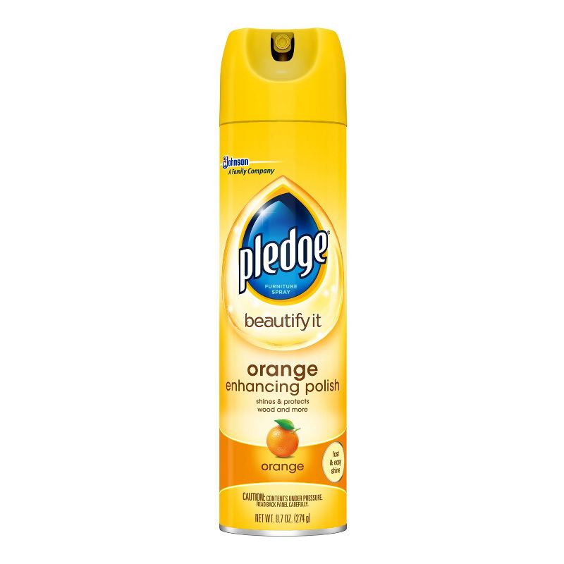 Pledge Orange Enhancing Polish - 9.7oz